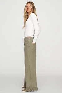 Pilcro High-Rise Wide-Leg Jeans