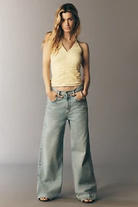 AGOLDE Low Curve Mid-Rise Taper Jeans