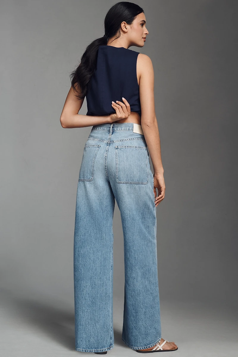 Citizens of Humanity Ayla Cargo High-Rise Wide-Leg Jeans