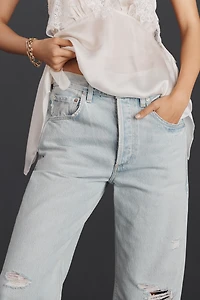 Citizens of Humanity Dahlia Bow-Leg Baby Roll High-Rise Relaxed Jeans