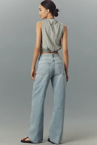 Citizens of Humanity Ayla Swirl High-Rise Tapered Jeans