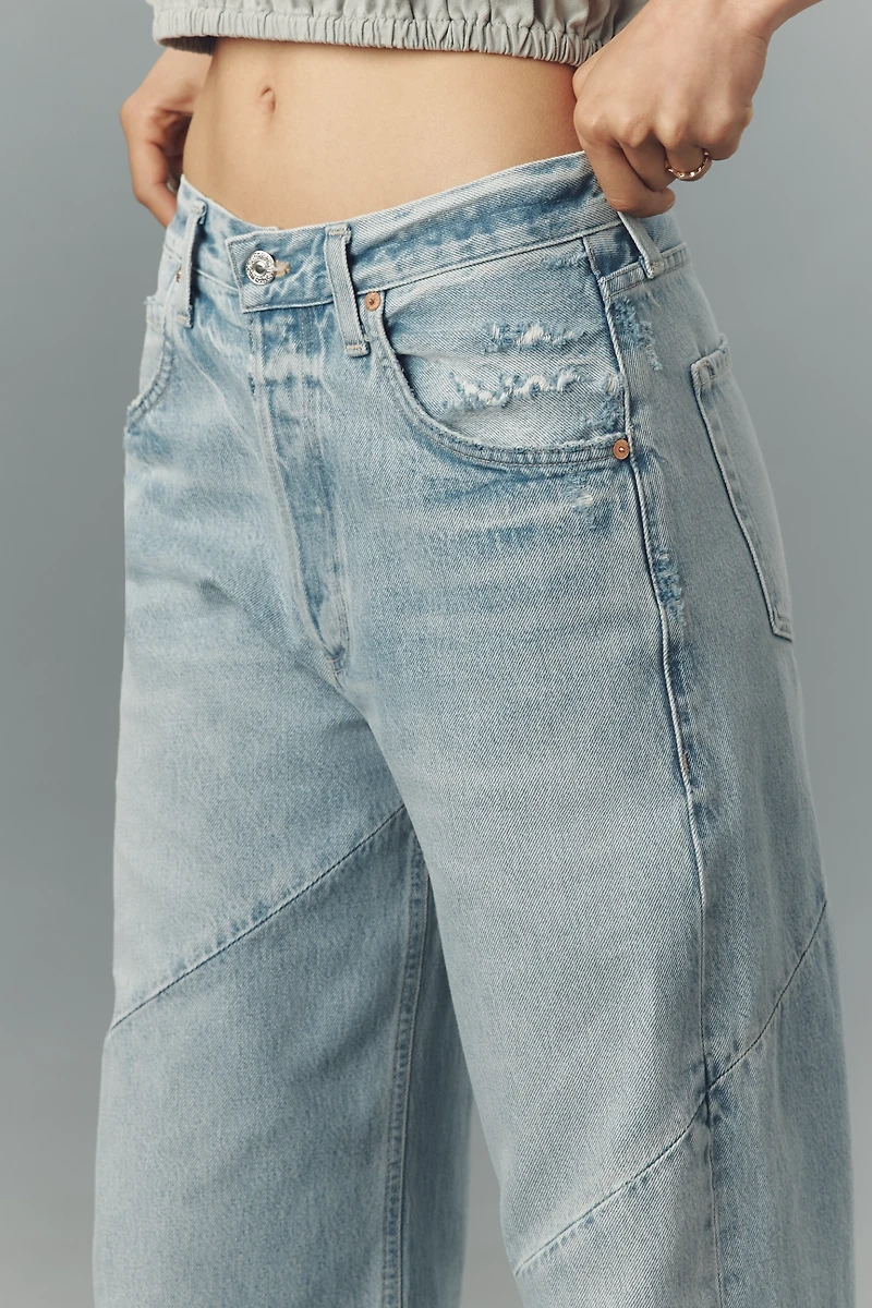 Citizens of Humanity Ayla Swirl High-Rise Tapered Jeans