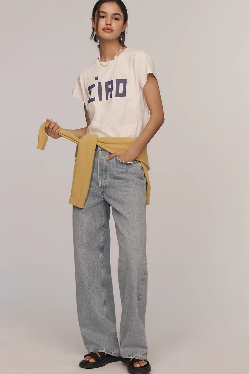 AGOLDE Henson High-Rise Wide-Leg Jeans
