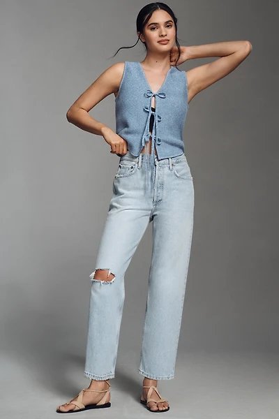 AGOLDE 90's Mid-Rise Loose Straight-Leg Jeans