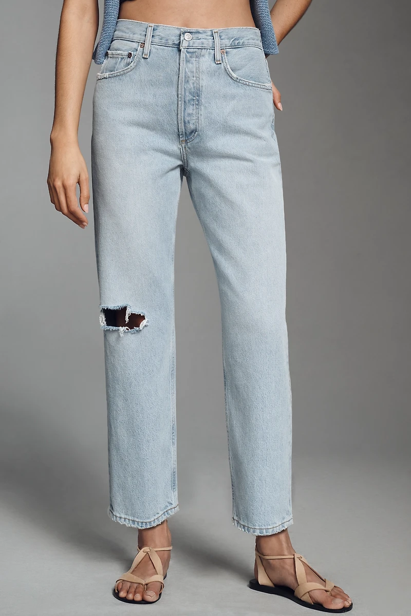 AGOLDE 90's Mid-Rise Loose Straight-Leg Jeans