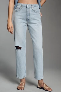 AGOLDE 90's Mid-Rise Loose Straight-Leg Jeans
