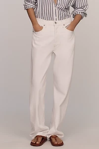 AGOLDE Kelly High-Rise Straight-Leg Jeans