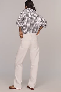 AGOLDE Kelly High-Rise Straight-Leg Jeans