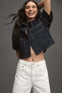 AGOLDE Low Curve Low-Rise Tapered Jeans