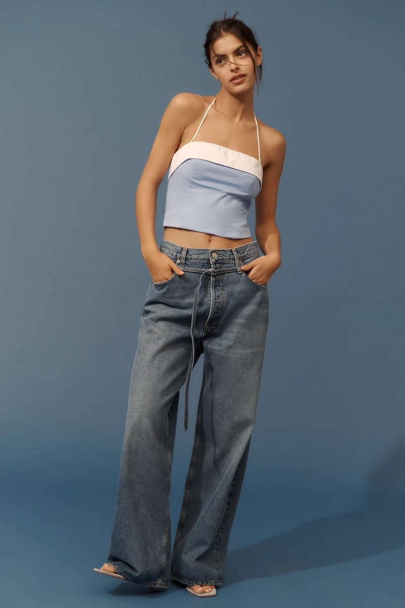 AGOLDE Emmi High-Rise Wide-Leg Jeans