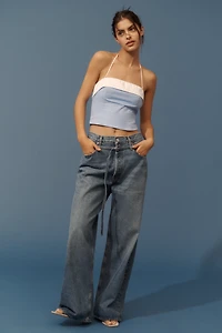 AGOLDE Emmi High-Rise Wide-Leg Jeans