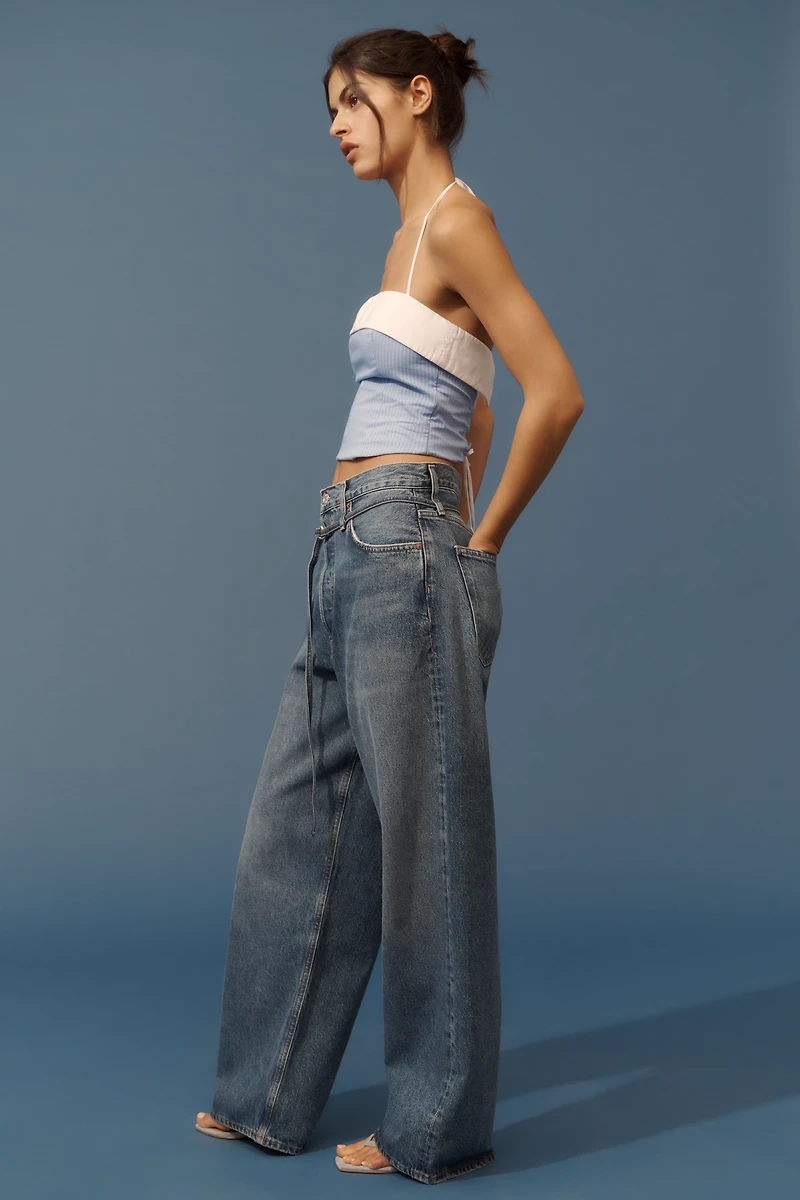 AGOLDE Emmi High-Rise Wide-Leg Jeans