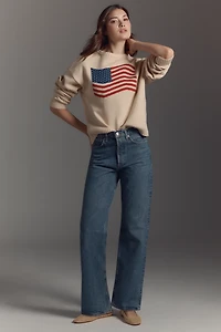 AGOLDE Kelly High-Rise Straight-Leg Jeans