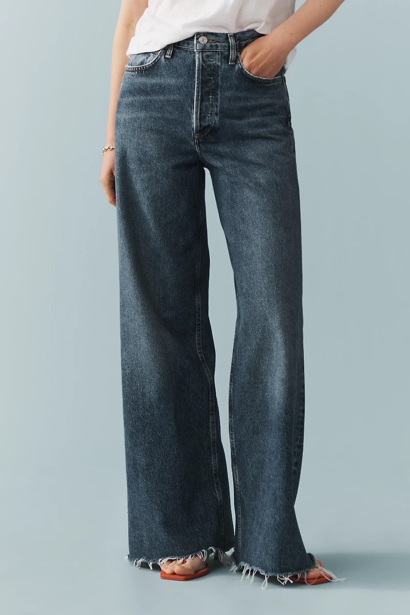 AGOLDE Dame High-Rise Wide-Leg Jeans