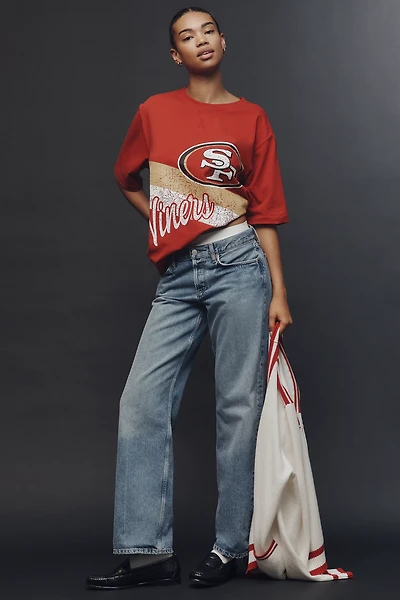AGOLDE Low-Rise Loose Wide-Leg Jeans