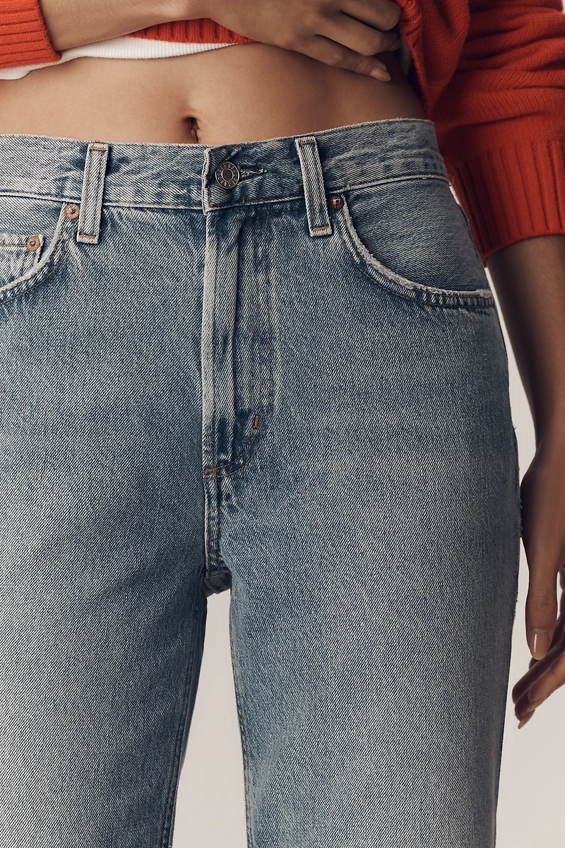 AGOLDE Valen Mid-Rise Straight-Leg Jeans