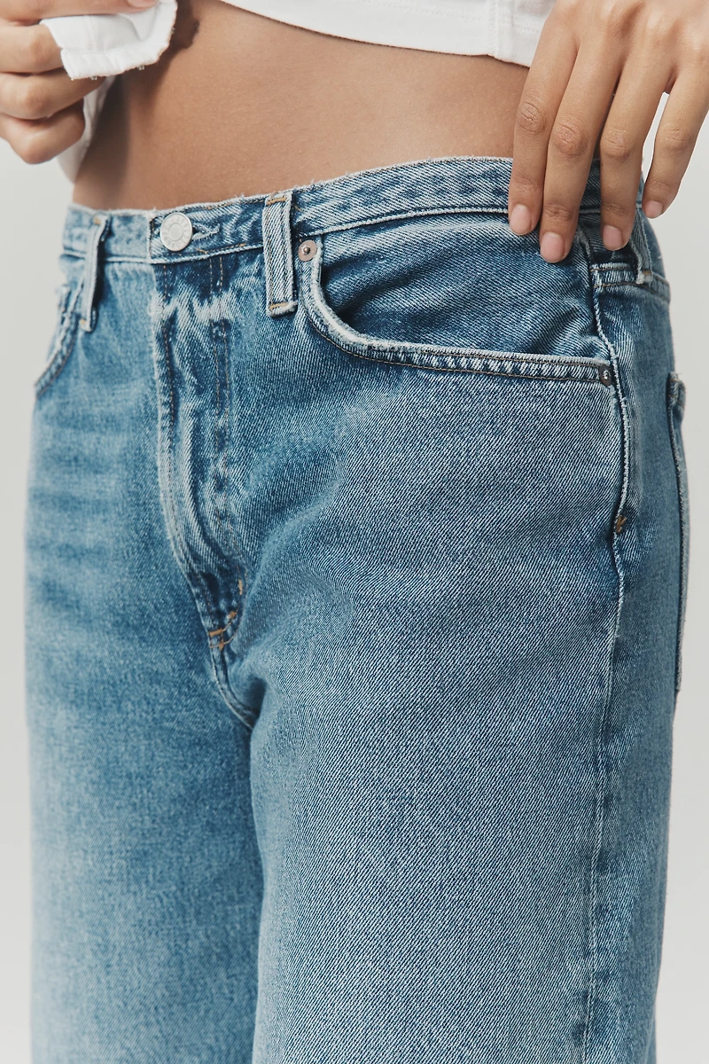 AGOLDE Keira Mid-Rise Wide-Leg Jeans