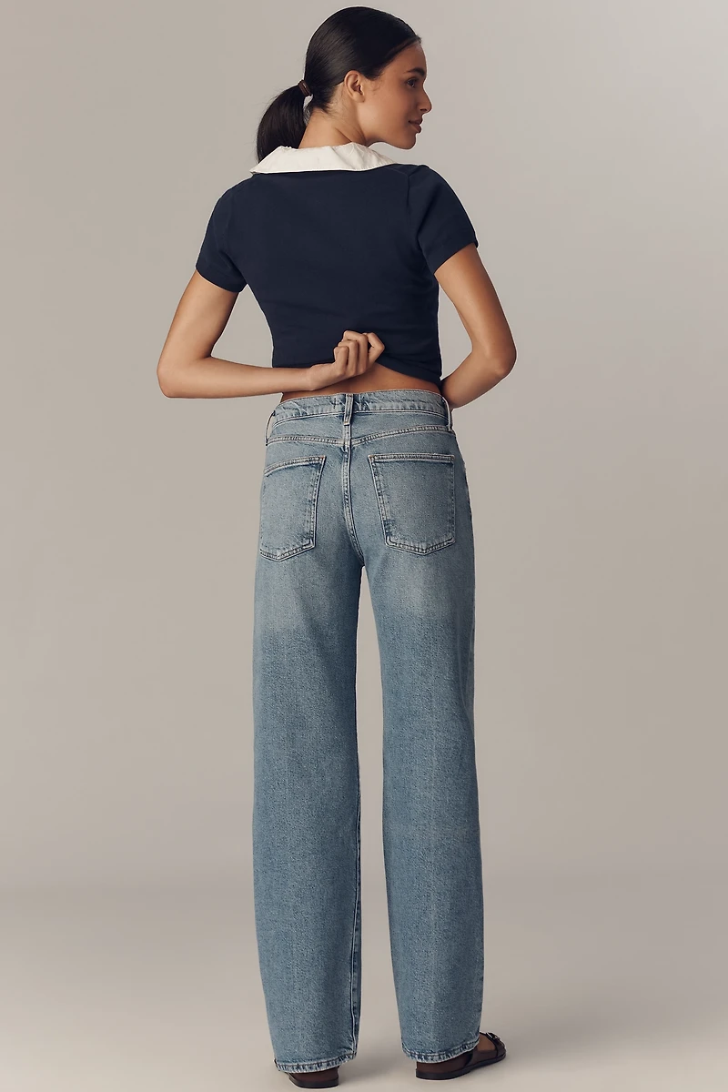 AGOLDE Harper Mid-Rise Relaxed Straight-Leg Jeans