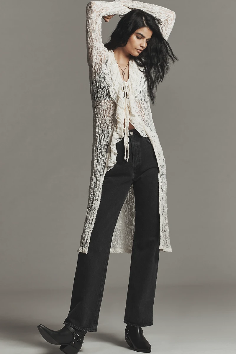 AGOLDE Low Curve High-Rise Tapered Jeans