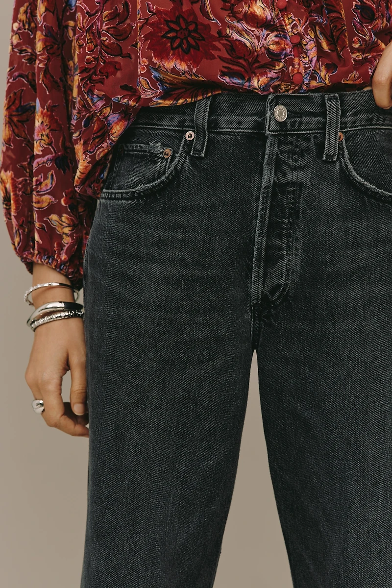 AGOLDE Kelly High-Rise Straight-Leg Jeans