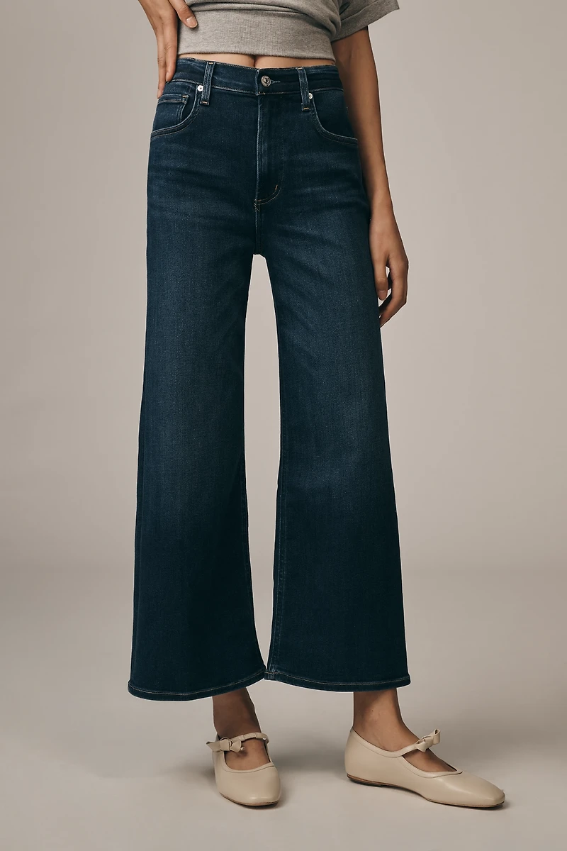 Citizens of Humanity Lyra High-Rise Crop Wide-Leg Jeans