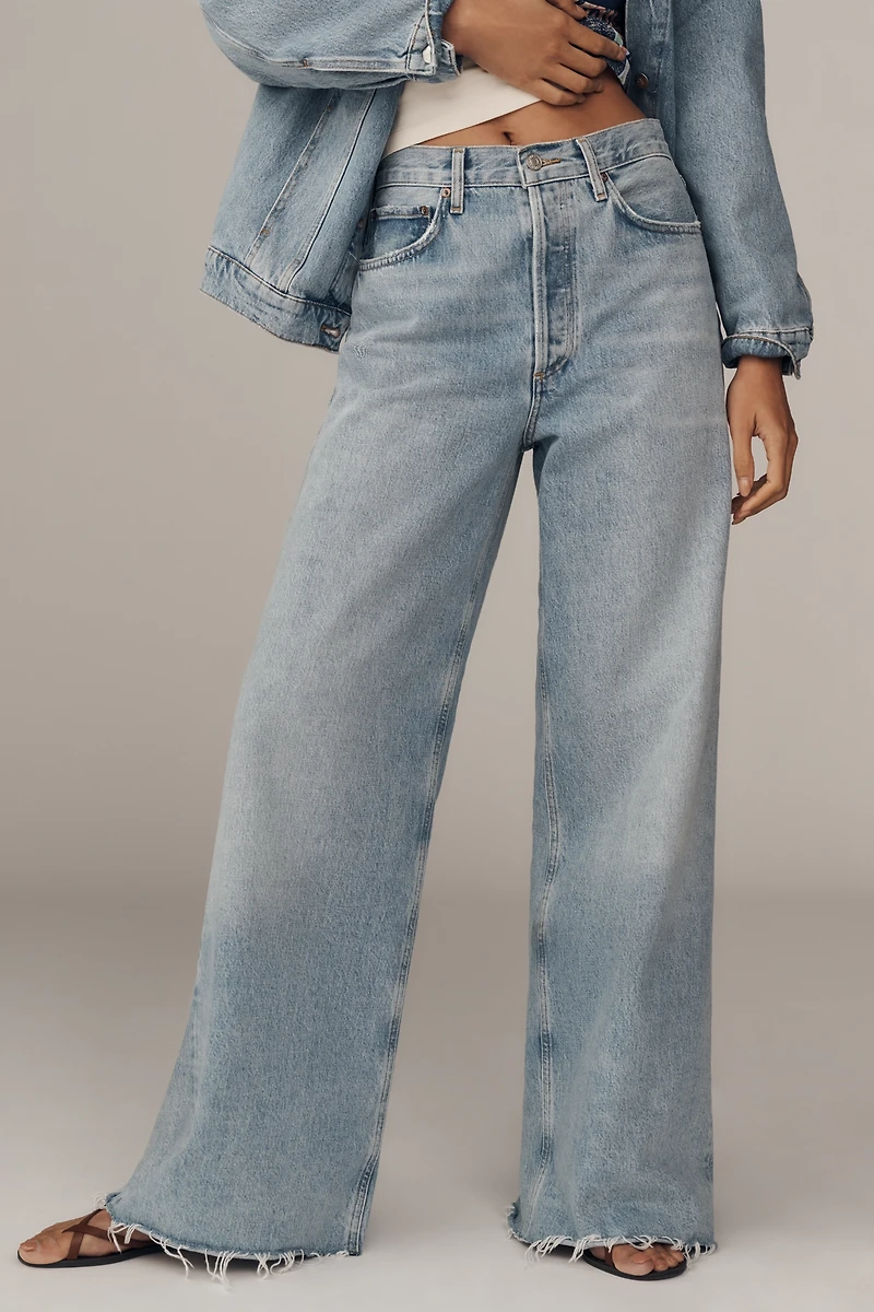 AGOLDE Dame High-Rise Wide-Leg Jeans