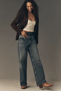AGOLDE Elson High-Rise Double-Waisted Straight-Leg Jeans