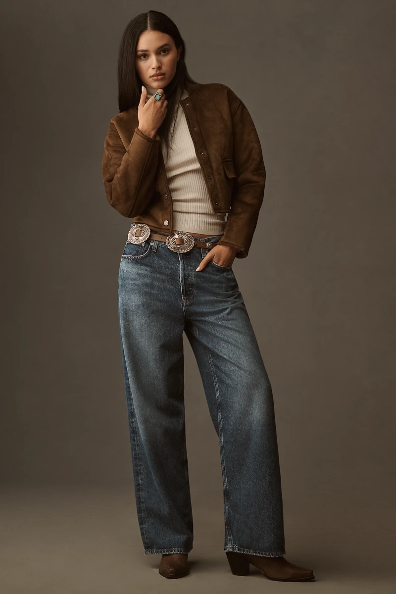 AGOLDE Low-Slung Baggy Mid-Rise Relaxed Jeans