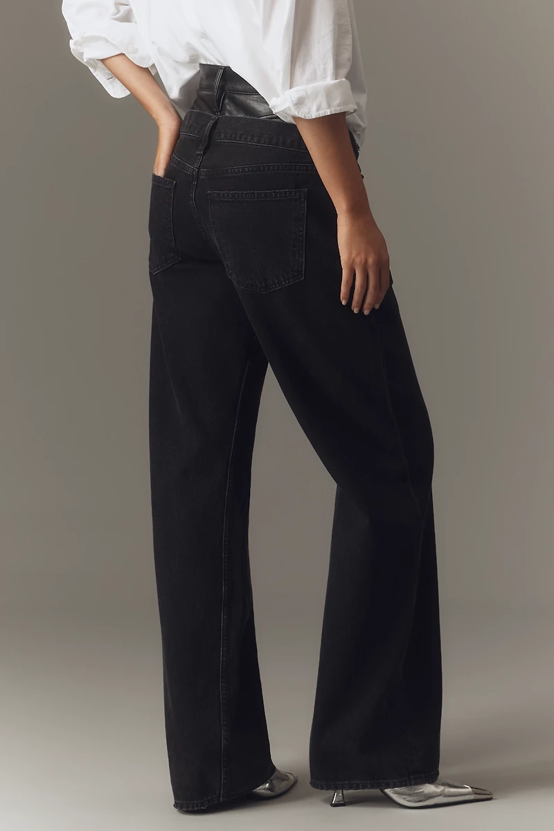 AGOLDE Elson High-Rise Wide-Leg Jeans