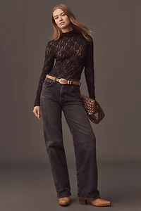 AGOLDE Harper Mid-Rise Straight-Leg Jeans