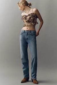 AGOLDE Lana High-Rise Straight-Leg Jeans