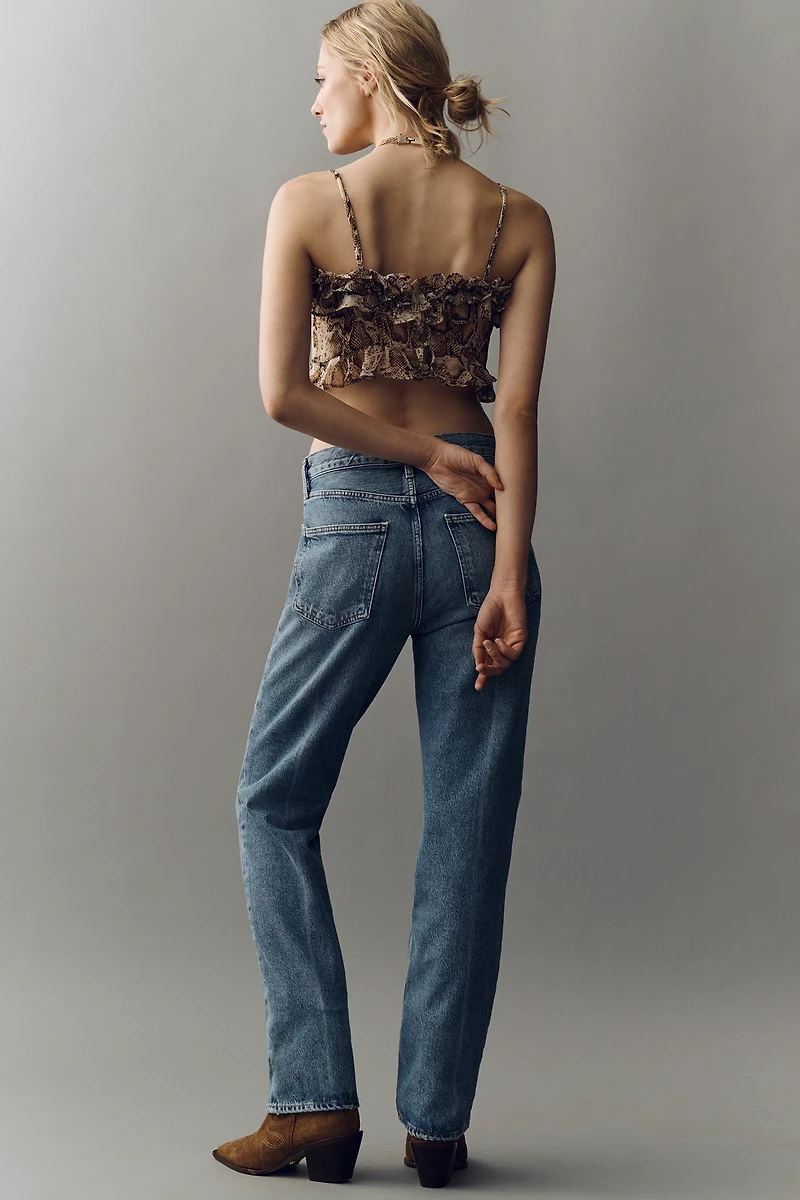 AGOLDE Lana High-Rise Straight-Leg Jeans