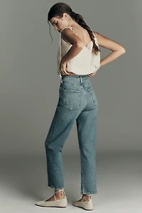 AGOLDE 90s Pinch High-Rise Crop Straight-Leg Jeans