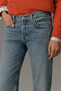 AGOLDE Low-Rise Slim Straight-Leg Jeans