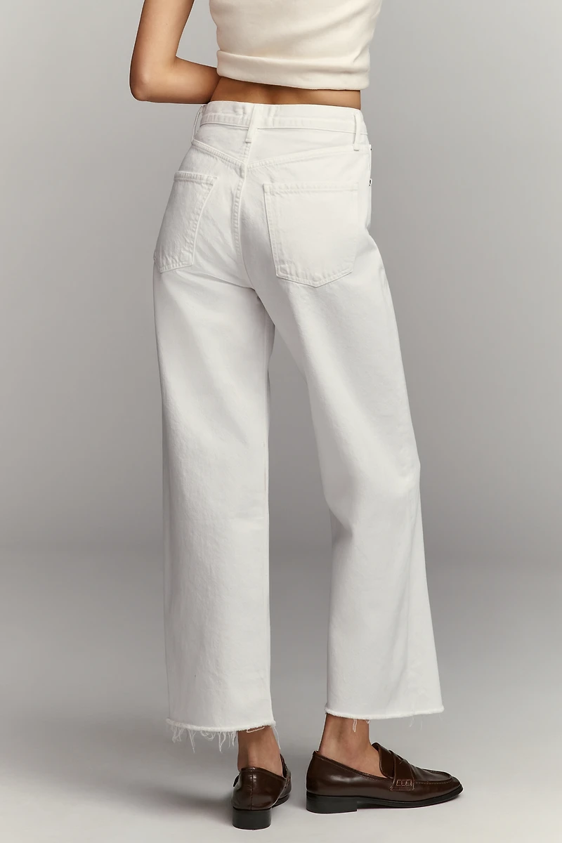 AGOLDE Ren High-Rise Crop Wide-Leg Jeans