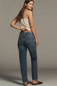 AGOLDE Romney Mid-Rise Slim Straight-Leg Jeans