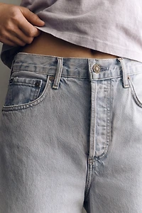 AGOLDE Ren High-Rise Crop Wide-Leg Jeans