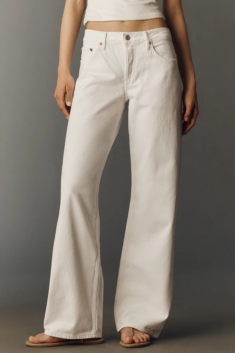 AGOLDE Low-Rise Loose Wide-Leg Jeans