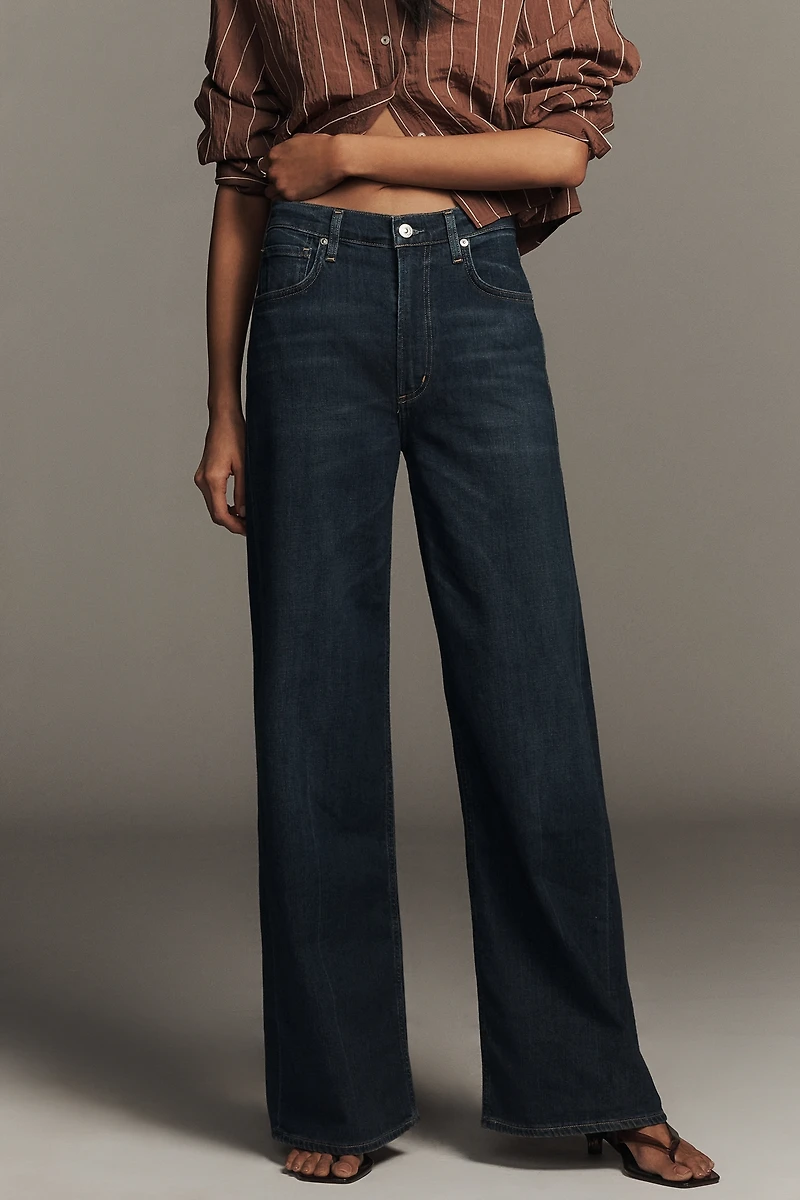 Citizens of Humanity Lyra Long High-Rise Wide-Leg Jeans