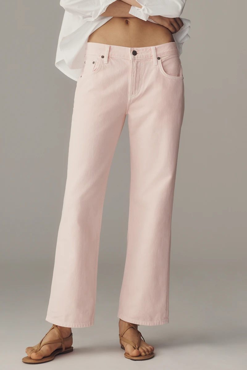 Citizens of Humanity Faye Mid-Rise Vintage Straight Ankle Jeans