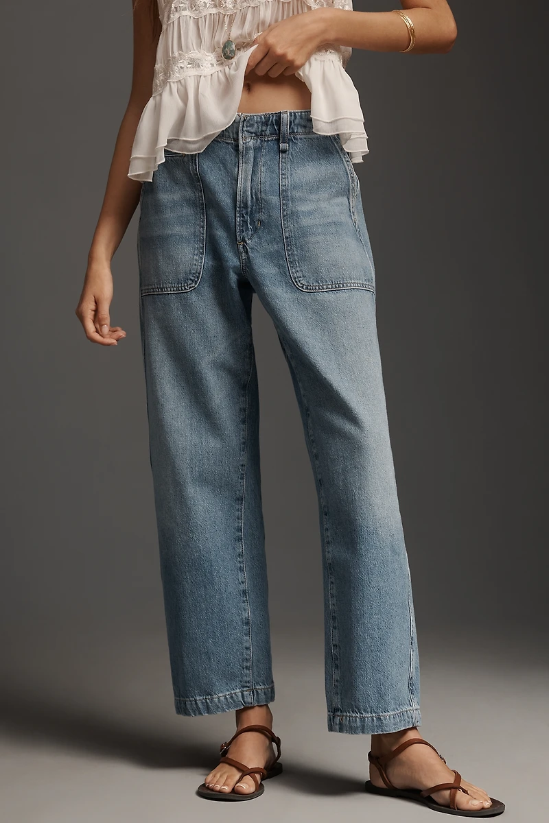 Citizens of Humanity Winslow Utility Ankle High-Rise Relaxed Straight-Leg Jeans