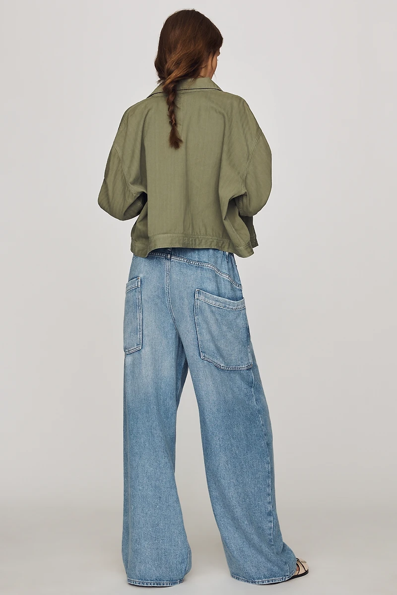 AGOLDE Shaw Tie-Waist High-Rise Jeans
