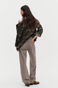 AGOLDE Luna Pieced High-Rise Barrel-Leg Jeans