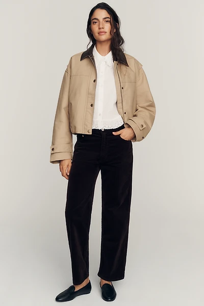 Citizens of Humanity Palma High-Rise Straight-Leg Corduroy Jeans