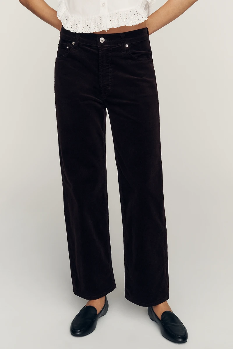 Citizens of Humanity Palma High-Rise Straight-Leg Corduroy Jeans