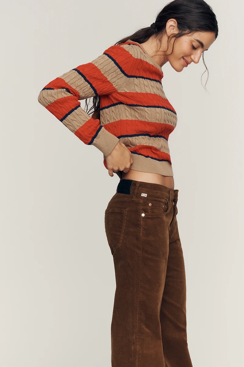 Citizens of Humanity Nora Low-Rise Wide-Leg Corduroy Jeans