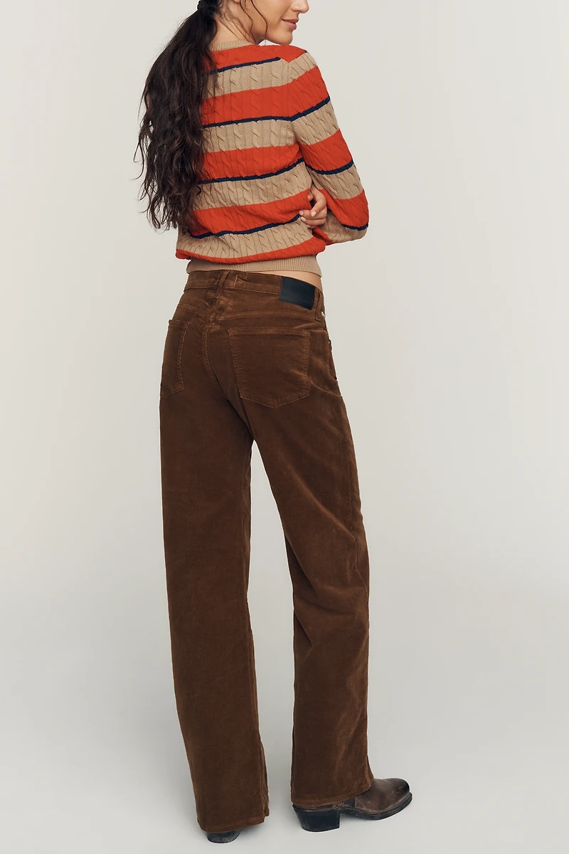 Citizens of Humanity Nora Low-Rise Wide-Leg Corduroy Jeans
