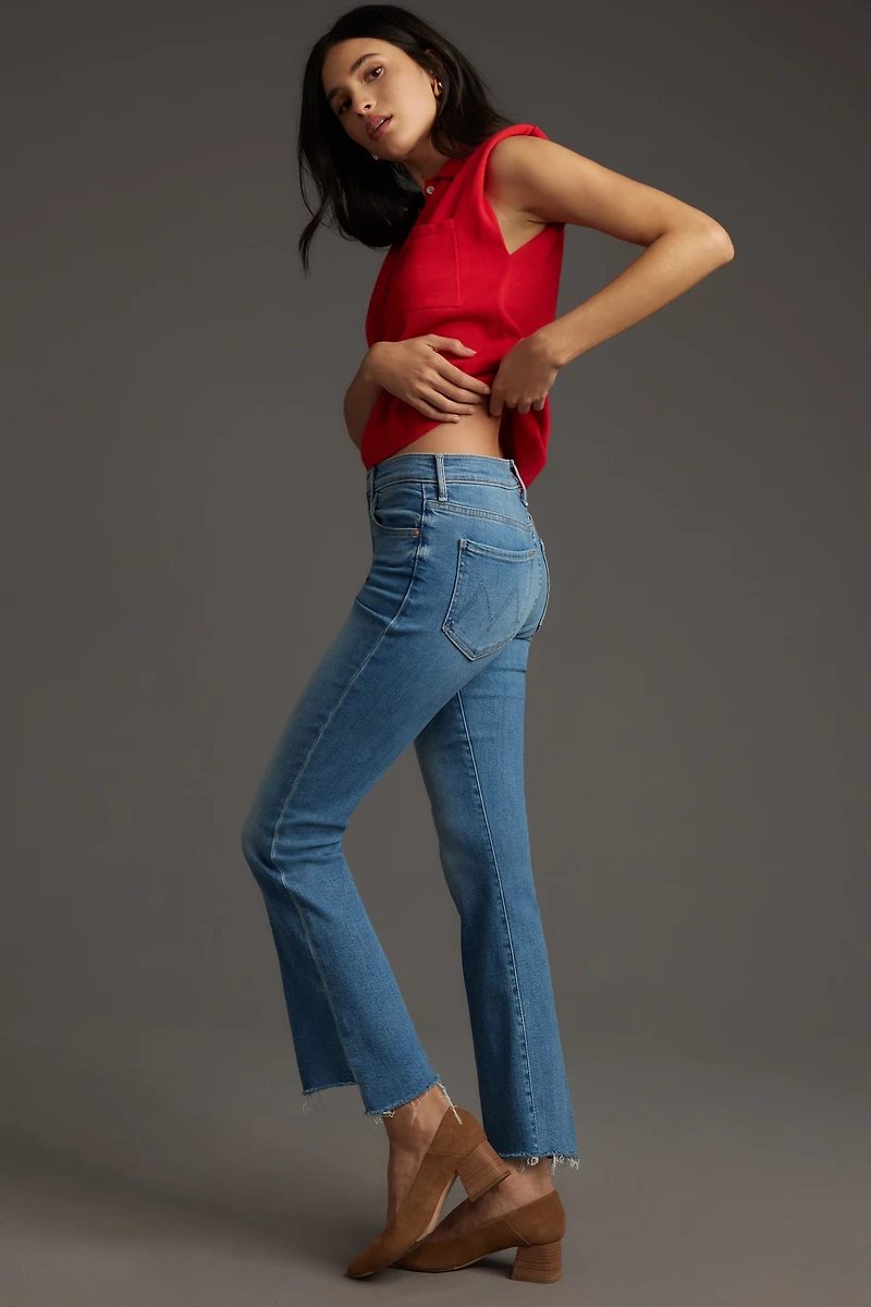 MOTHER The Insider Crop Step Fray Jeans