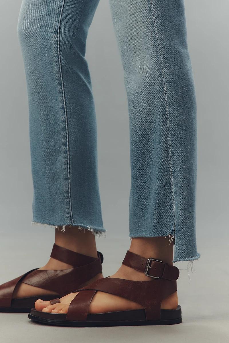 MOTHER The Insider Crop Step Fray Jeans
