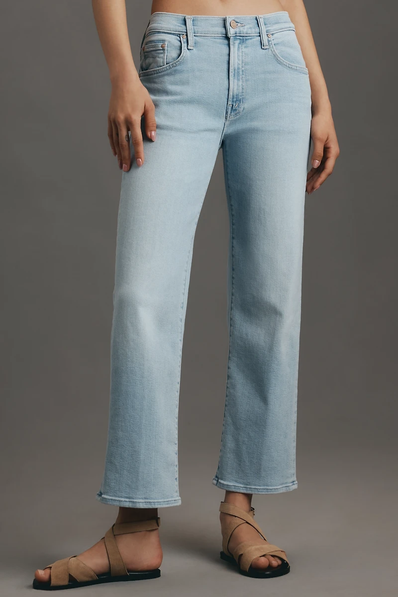 MOTHER The Rambler High-Rise Straight-Leg Ankle Jeans